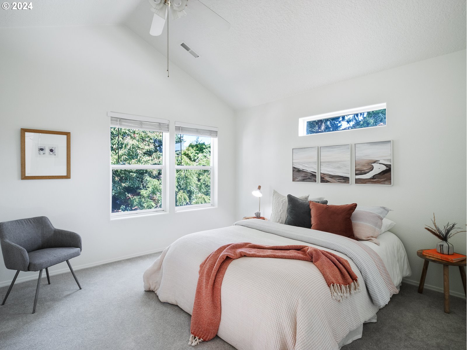 5541 Southeast Henderson Street Portland, OR 97206 - Photo 11 of 26 a bedroom with bed and a window
