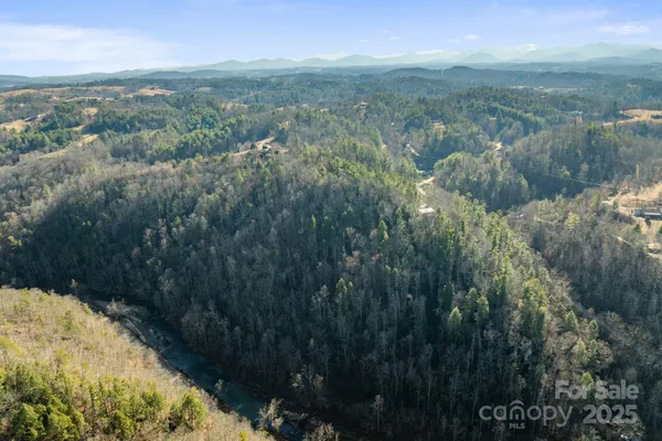 a view of a yard with an trees