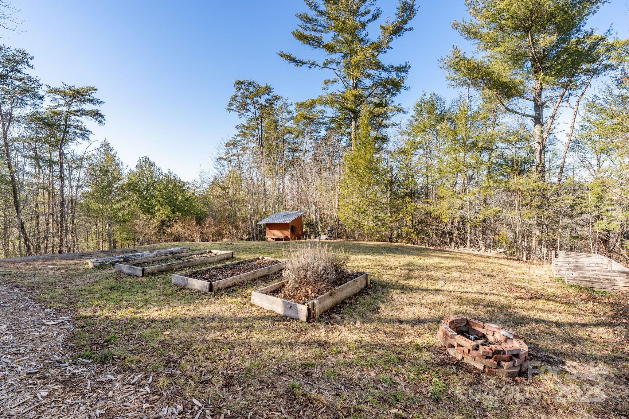 131 Ivy Blfs Road, Unit 3 Marshall, NC 28753 - Photo 19 of 24 a view of a yard with trees