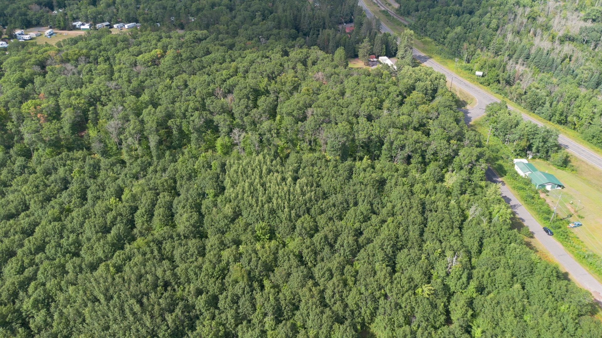 11857 South Holly Lucius Road Solon Springs, WI 54873 - Photo 5 of 8 View of property location with a heavily wooded area