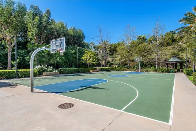 a view of a basketball court
