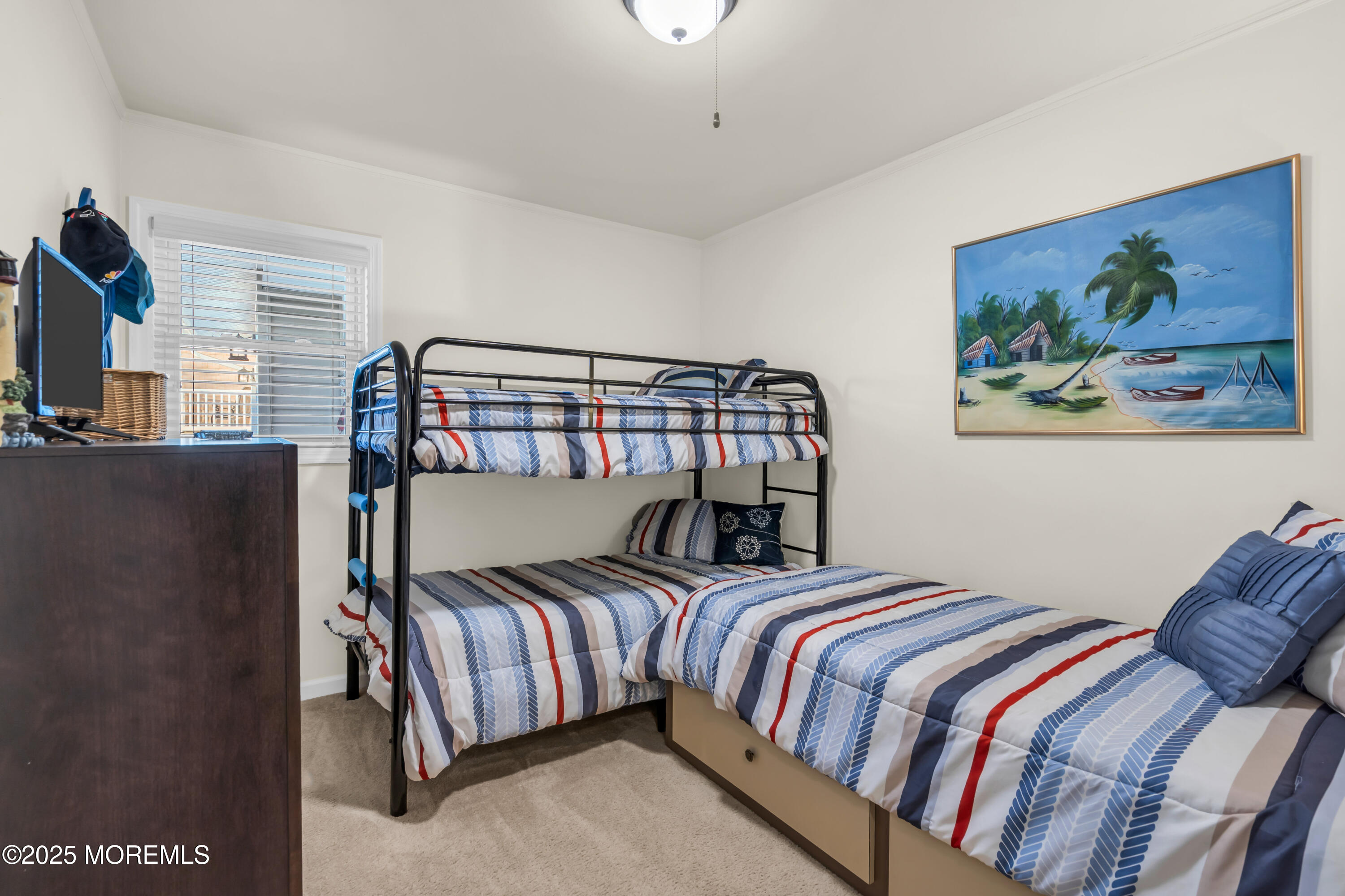 230 Montclair Road South Barnegat, NJ 08005 - Photo 21 of 28 a bedroom with a bed and a painting on the wall