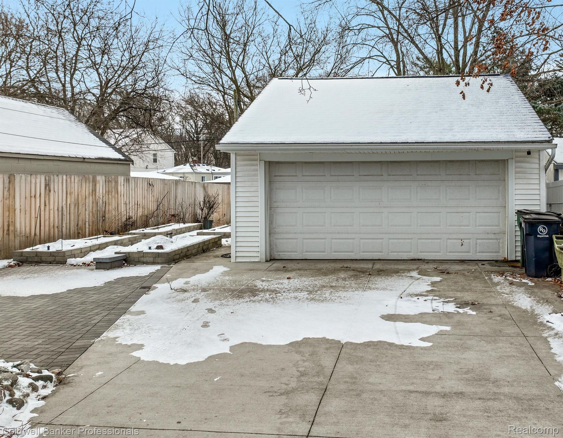126 East Webster Road Royal Oak, MI 48073 - Photo 28 of 36 Backyard - 2 car garage