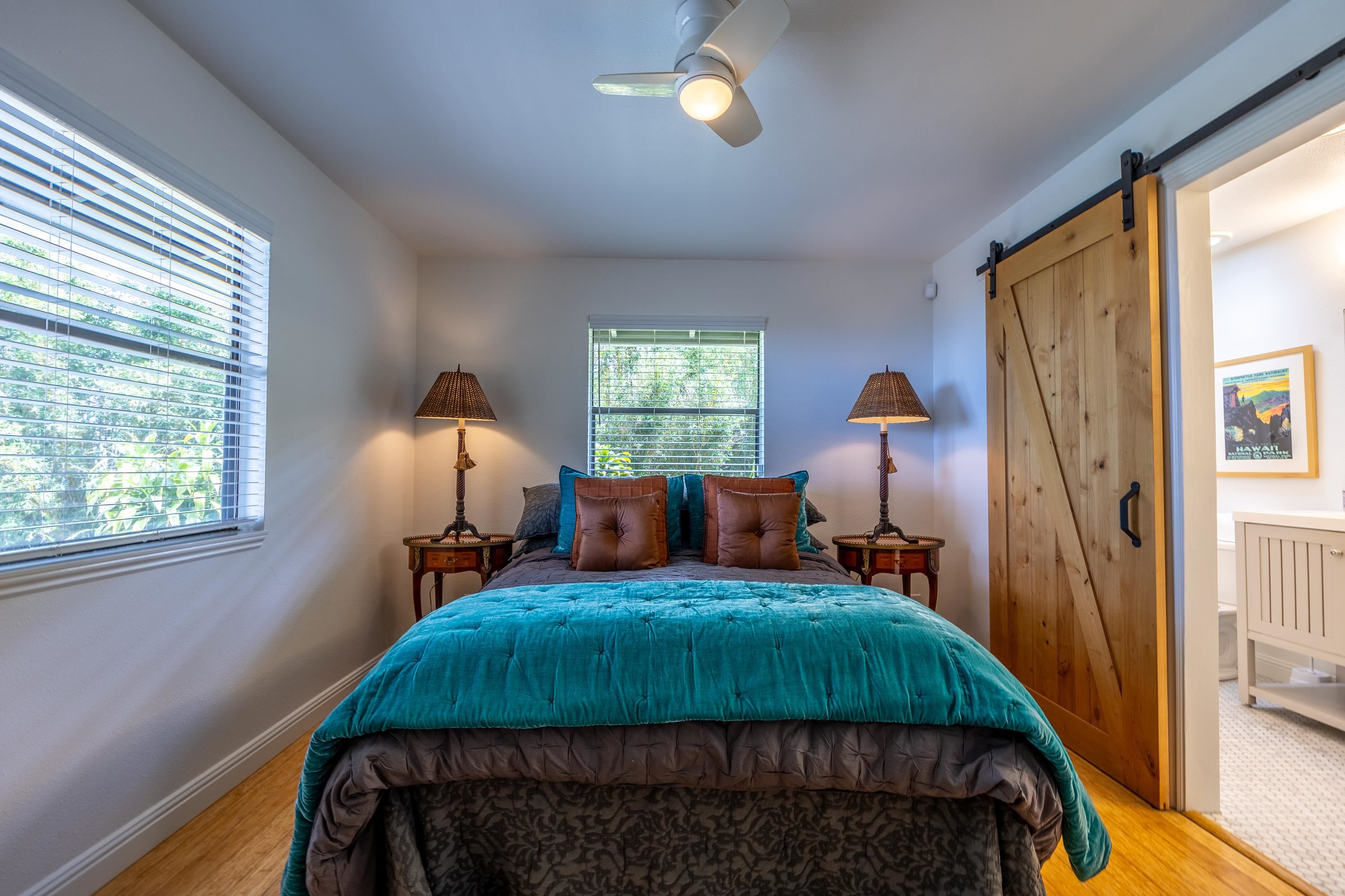 307 Ainakula Road Kula, HI 96790 - Photo 24 of 50 a bed room with a bed and a window