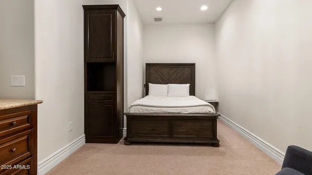 a room with a door