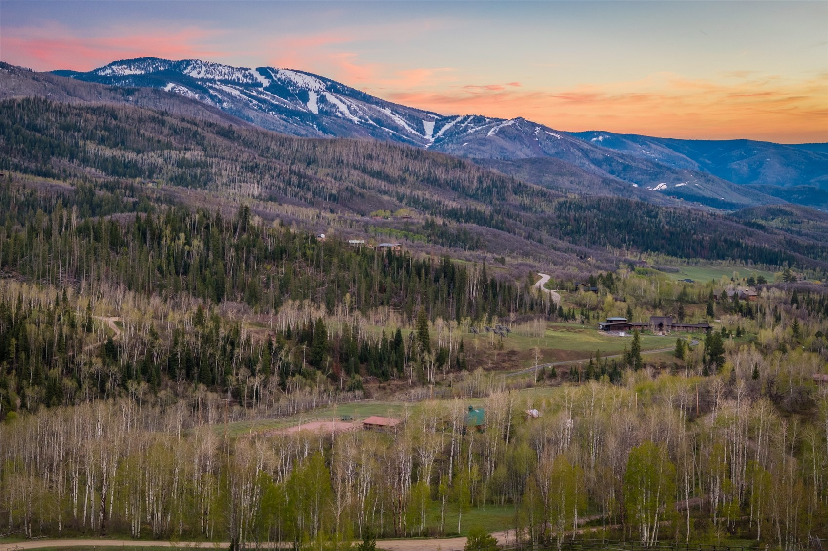 31775 Bradley Ranch Steamboat Springs, CO 80487 - Photo 27 of 49 a view of a lake in middle of the town