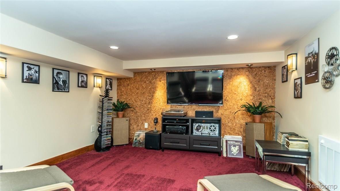 45940 Saltz Road Canton, MI 48187 - Photo 36 of 49 Lower Level Home Theater
