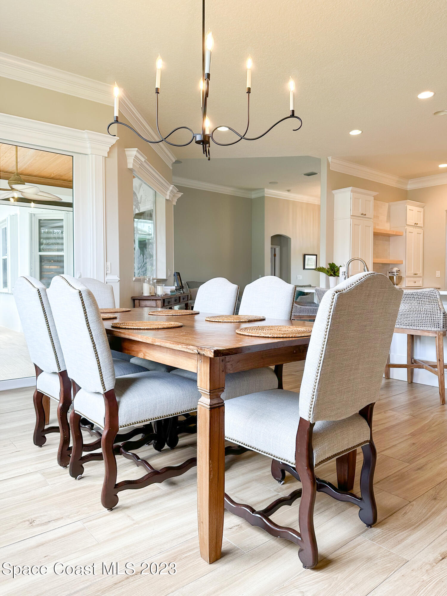 245 Clyde Street Melbourne Beach, FL 32951 - Photo 13 of 88 a view of a dining room with furniture