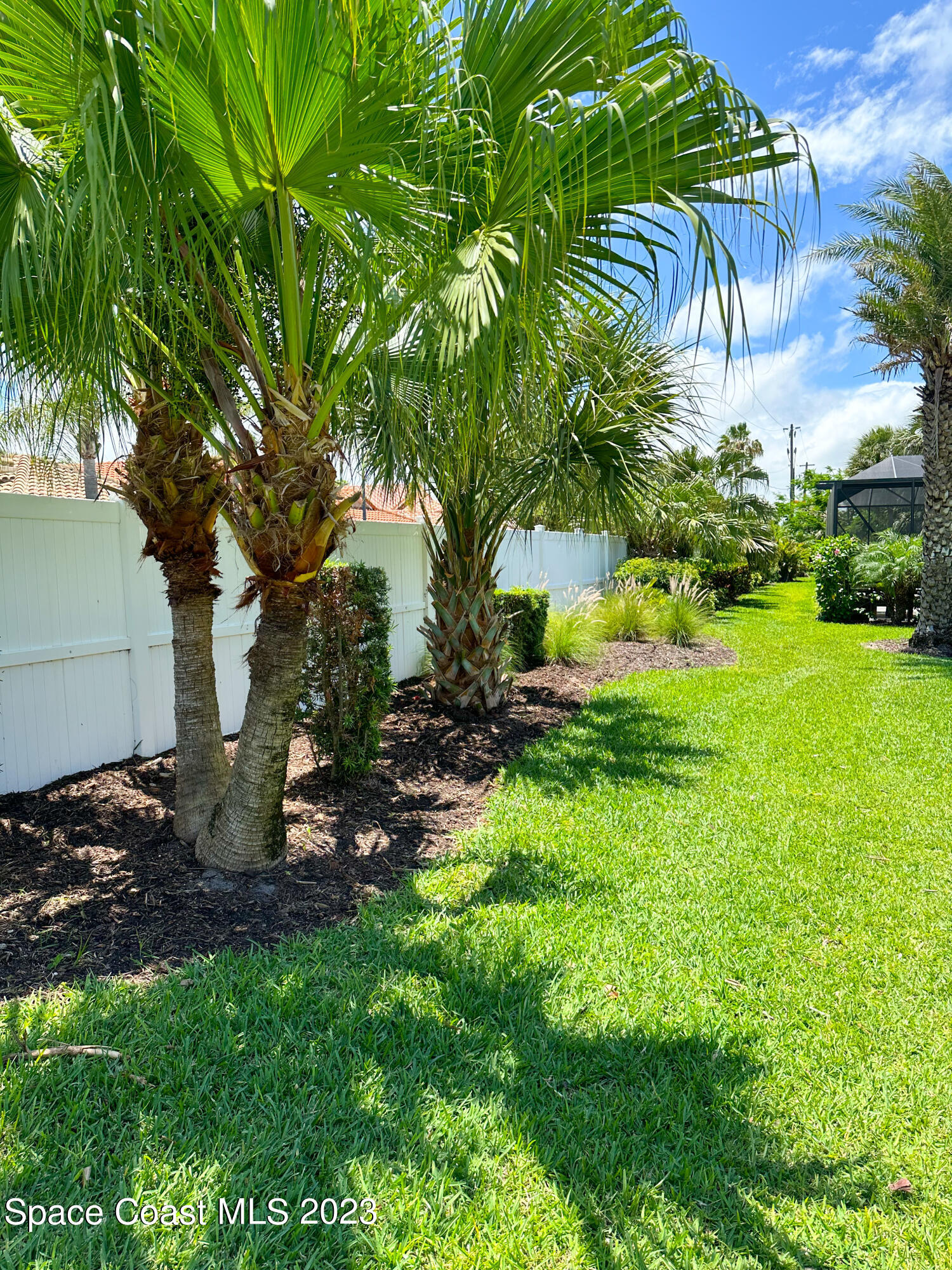 245 Clyde Street Melbourne Beach, FL 32951 - Photo 71 of 88 a view of backyard with green space