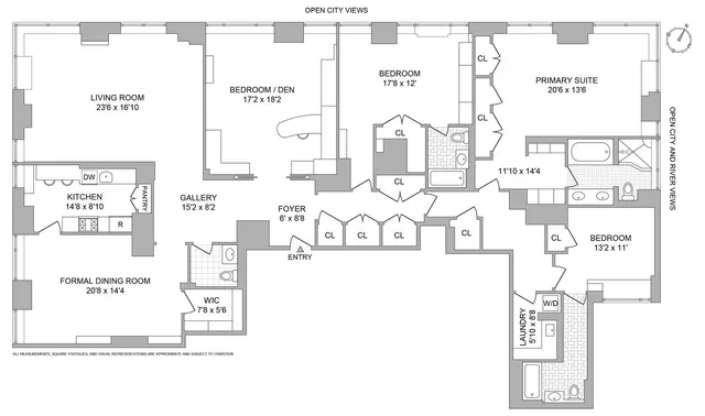 $4,395,000 | 300 East 77th Street, Unit 30B | Lenox Hill