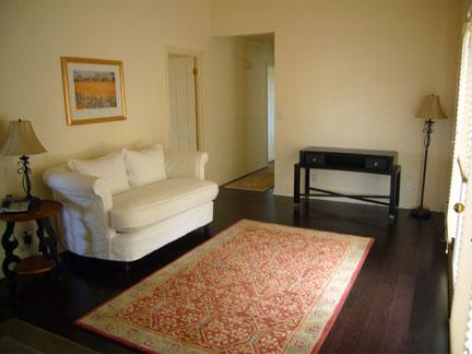 351 Ridgecrest Drive Santa Barbara, CA 93108 - Photo 3 of 18 a living room with a couch and a rug