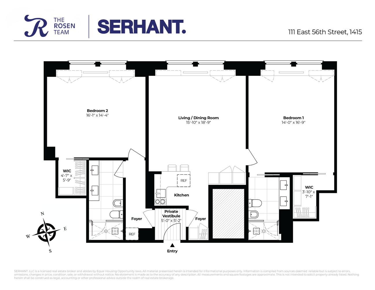 111 East 56th Street, Unit 1406 Manhattan, NY 10022 - Photo 9 of 9