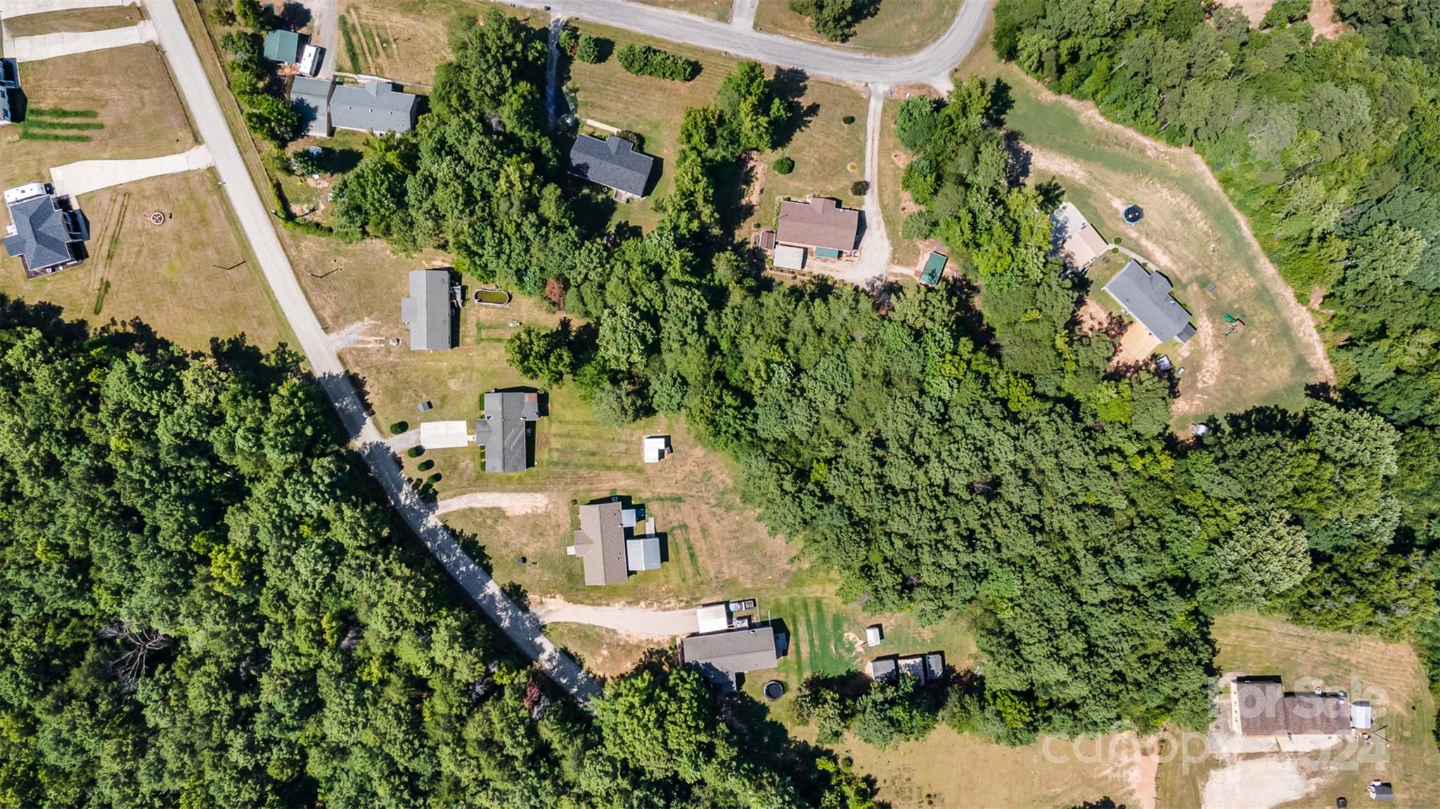408 Rhea Road York, SC 29745 - Photo 31 of 34 an aerial view of a house with a yard and garden