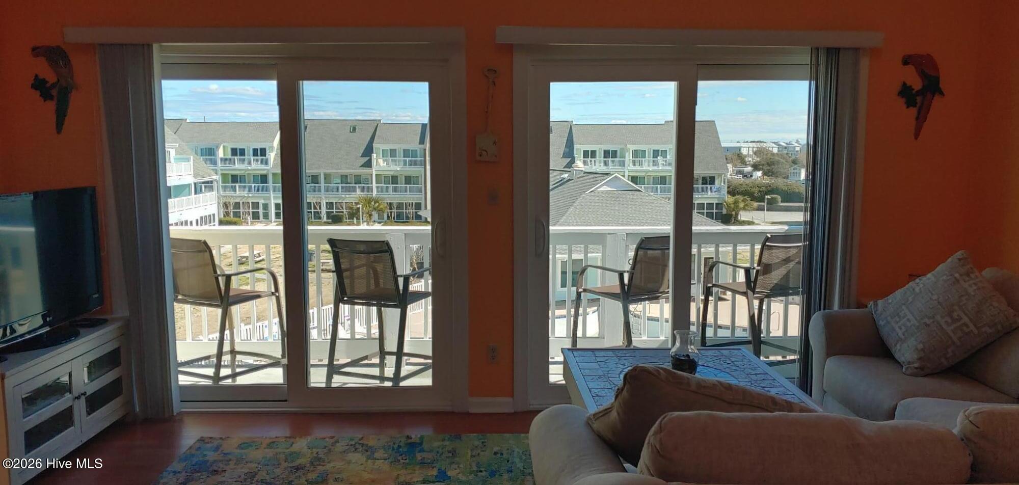 9201 Coast Guard Road, Unit F302 Emerald Isle, NC 28594 - Photo 20 of 22 Living Room View