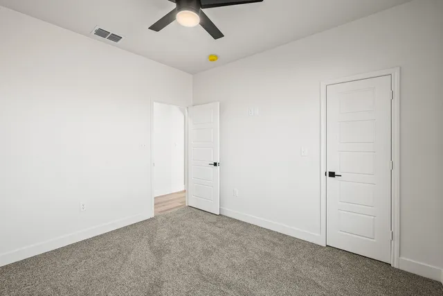 a view of an empty room