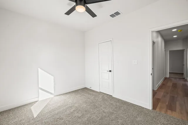 a view of an empty room