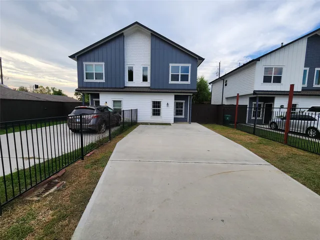 a view of a house with a patio