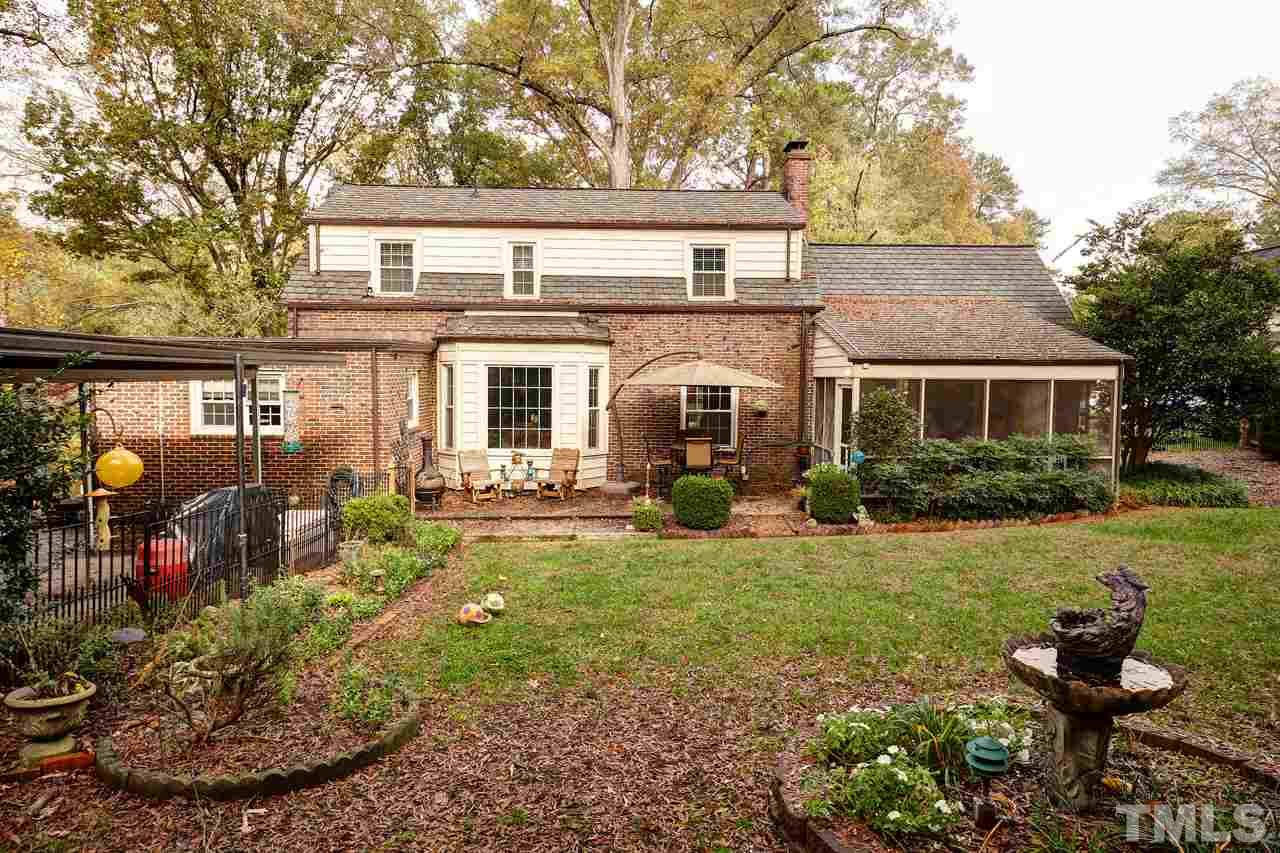 104 Briarcliff Road Durham, NC 27707 - Photo 22 of 23 Home is located on 1/2 acre lot. Rear yard is fenced.