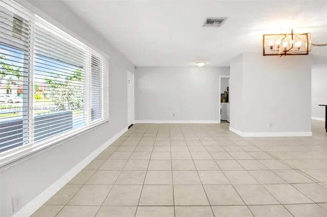 a view of a livingroom with a window