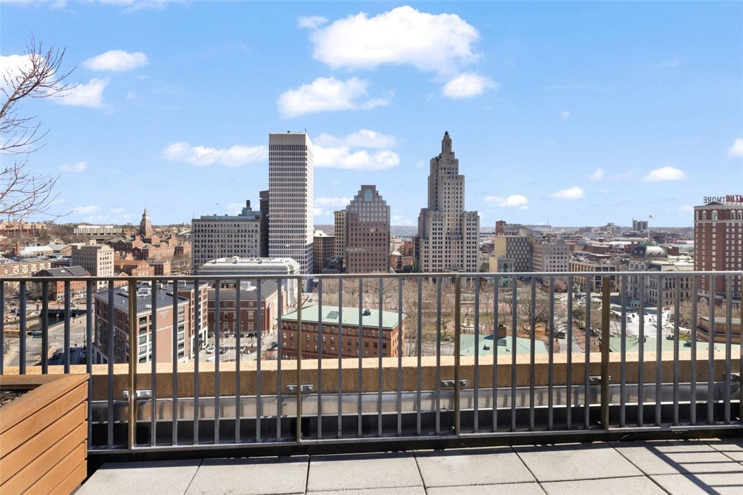 200 Exchange Street, Unit 812 Providence, RI 02903 - Photo 37 of 47 Overlooking Rooftop 14th Floor