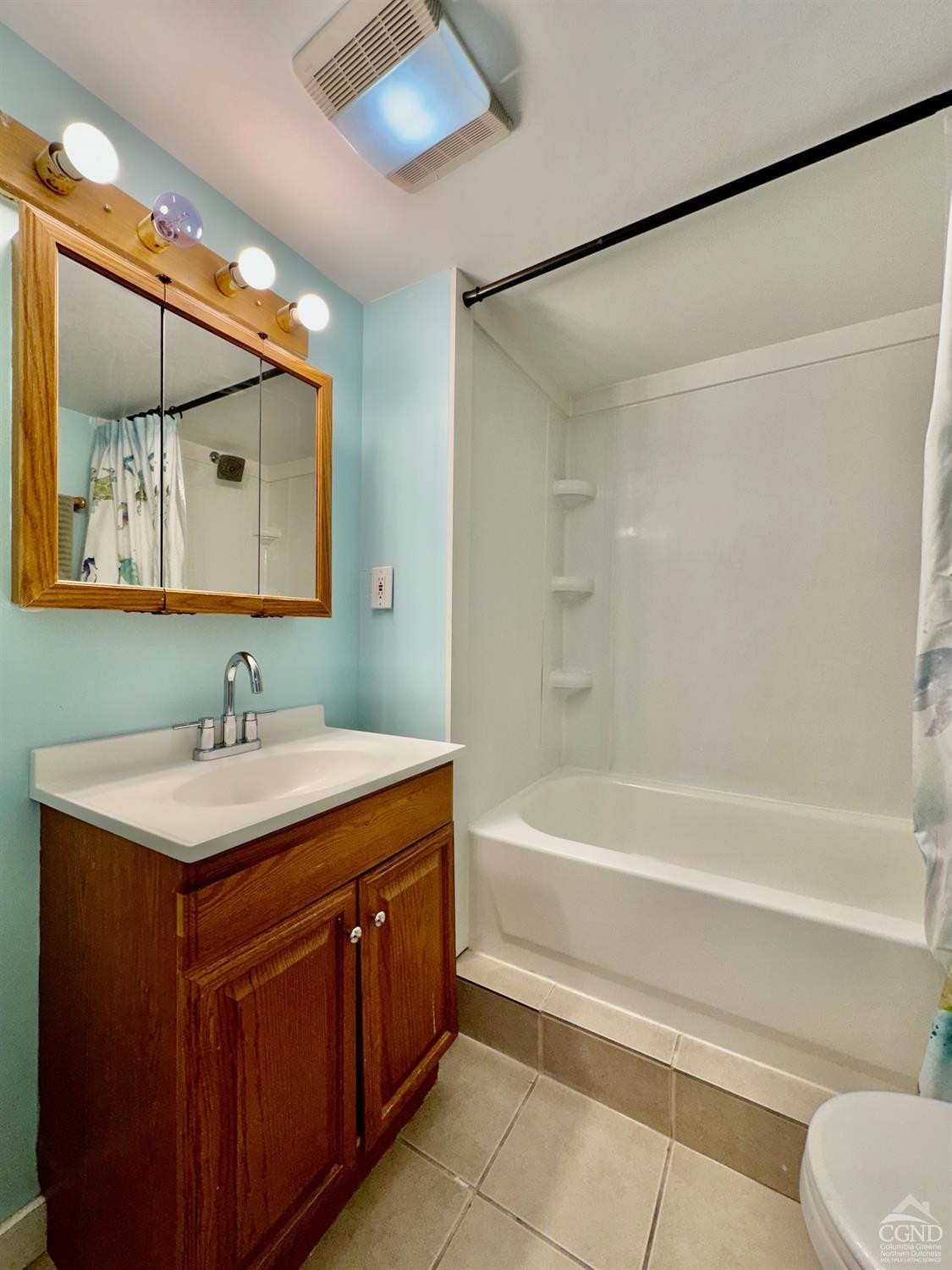 184 Snyderville Road Red Hook, NY 12571 - Photo 18 of 29 a bathroom with a bath tub sink mirror vanity and toilet