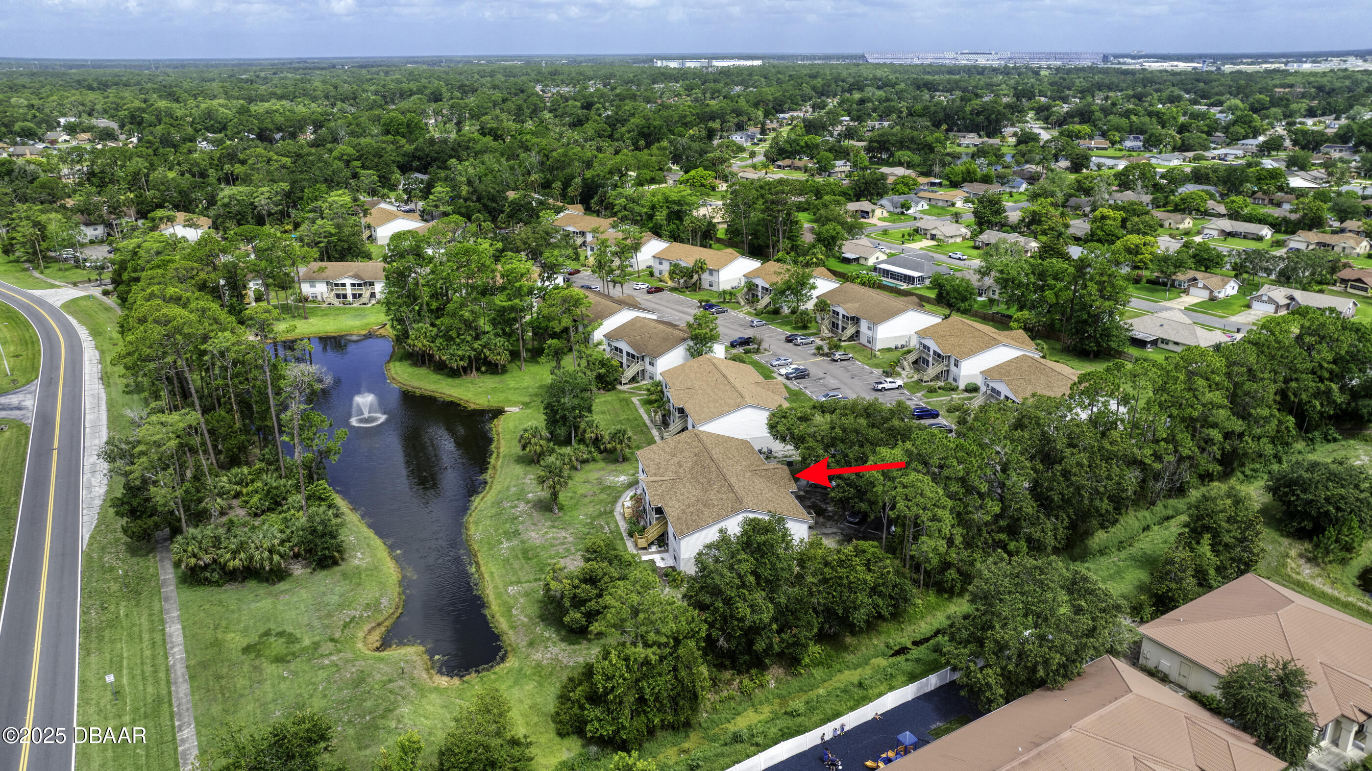 1600 Big Tree Road, Unit L4 Daytona Beach, FL 32119 - Photo 35 of 41 Drone_1600BigTree_L4-5_arrow