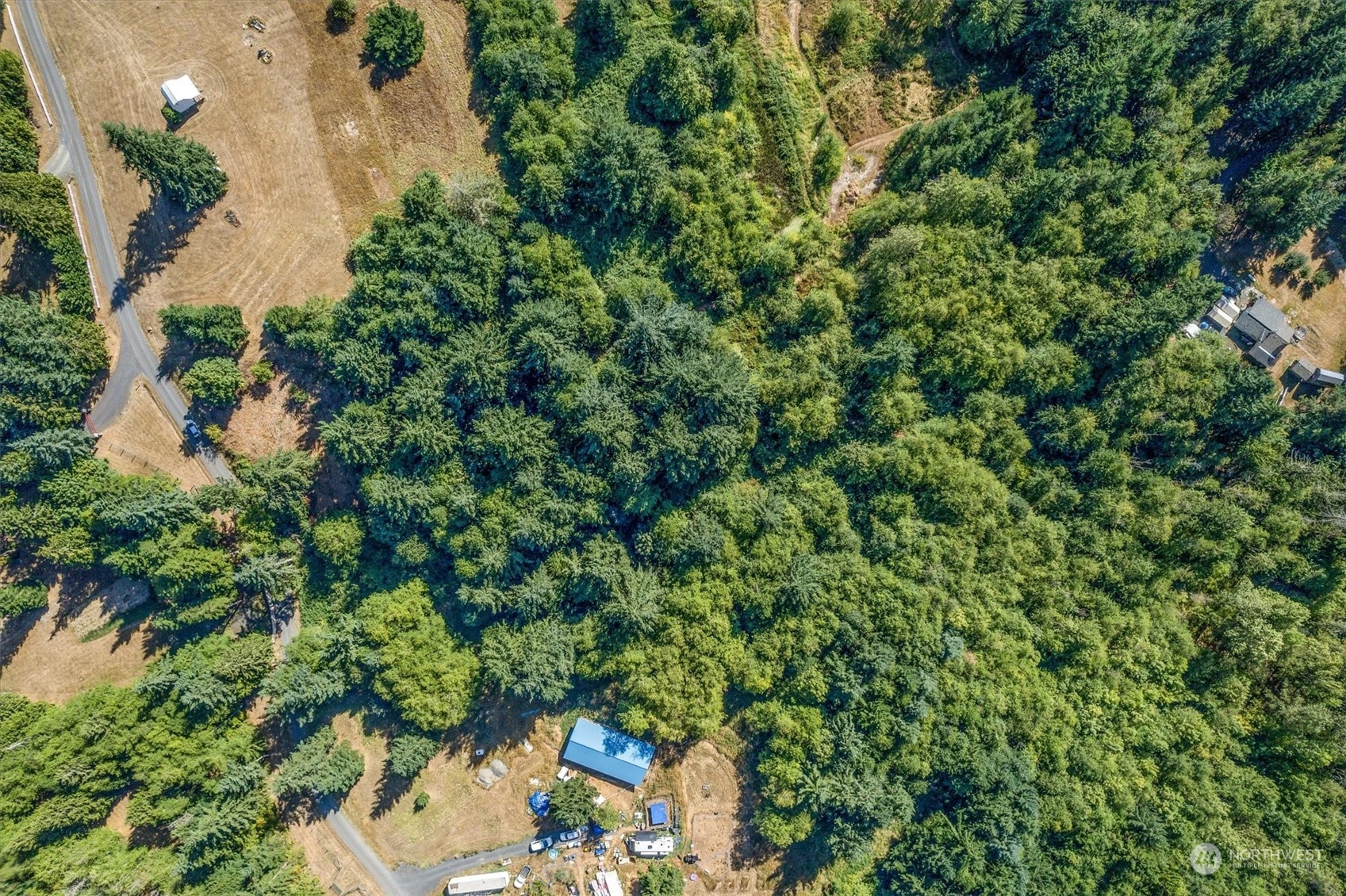 110-165 Rawlins Road Winlock, WA 98596 - Photo 13 of 21 an aerial view of a house with a yard