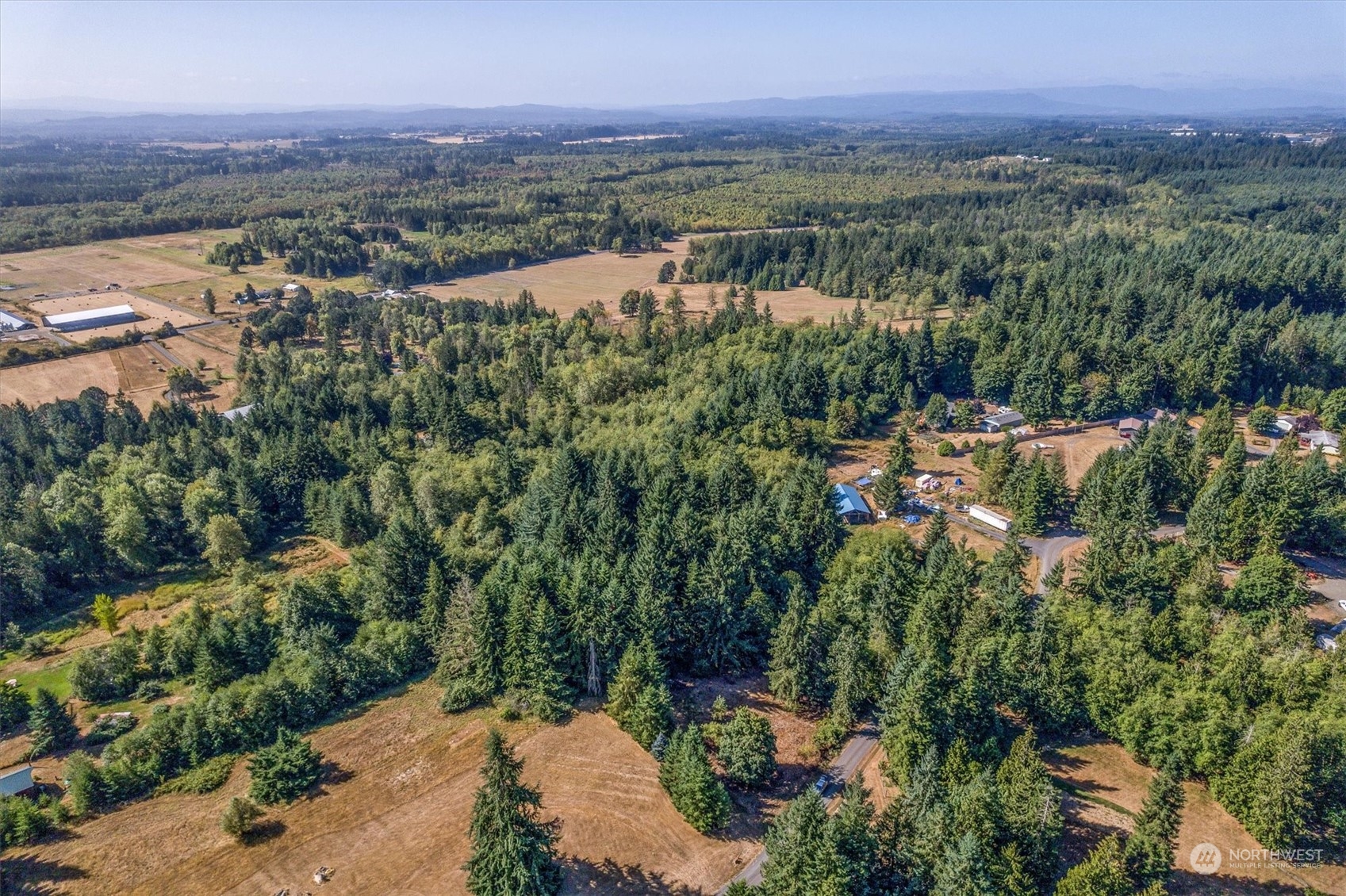 110-165 Rawlins Road Winlock, WA 98596 - Photo 16 of 21 an aerial view of a town with trees