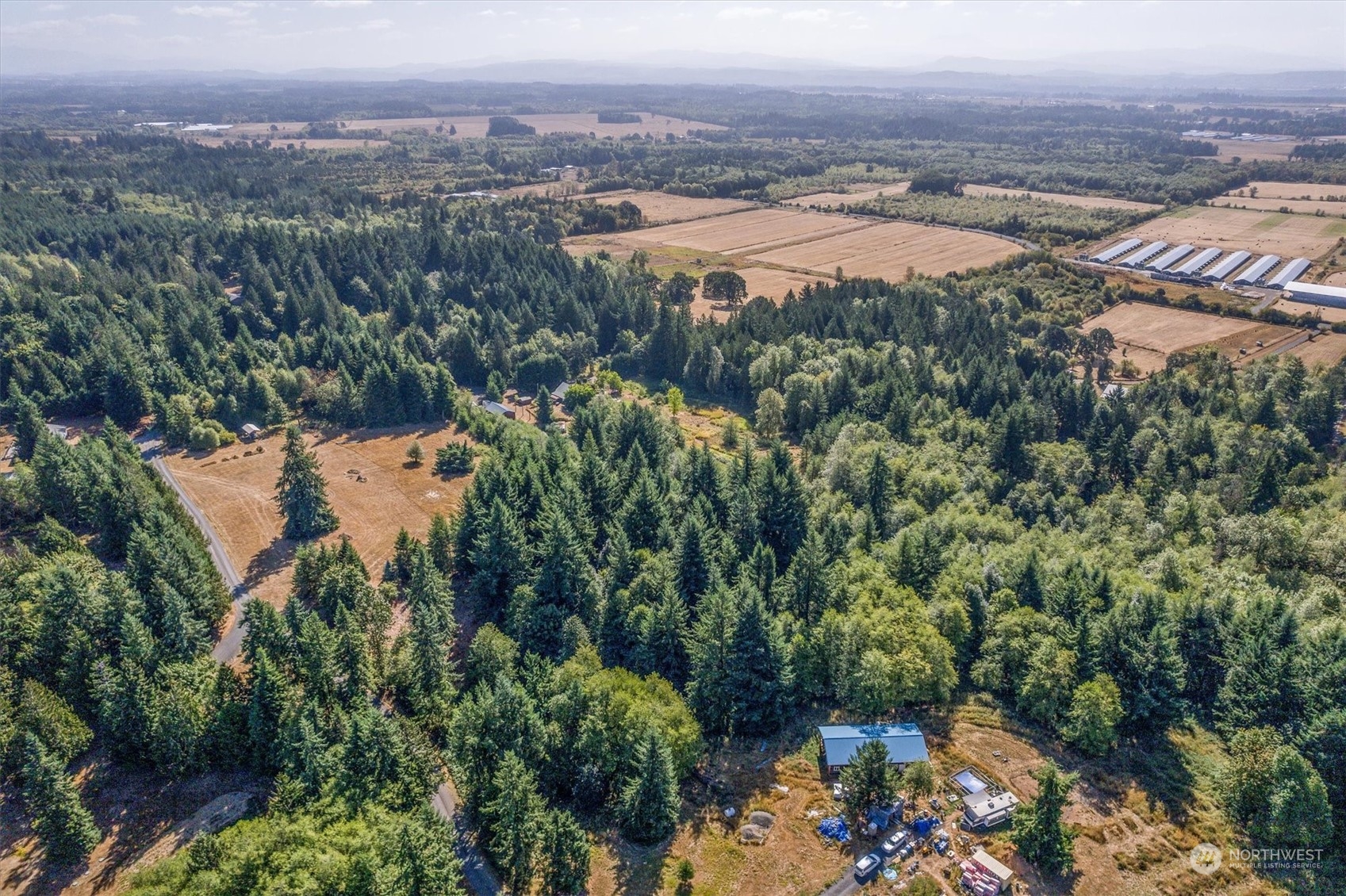 110-165 Rawlins Road Winlock, WA 98596 - Photo 10 of 21 an aerial view of city and lake view