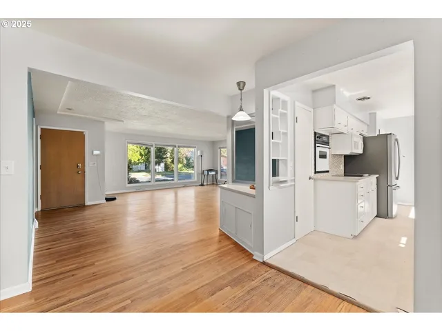 a view interior of the house and wooden floor