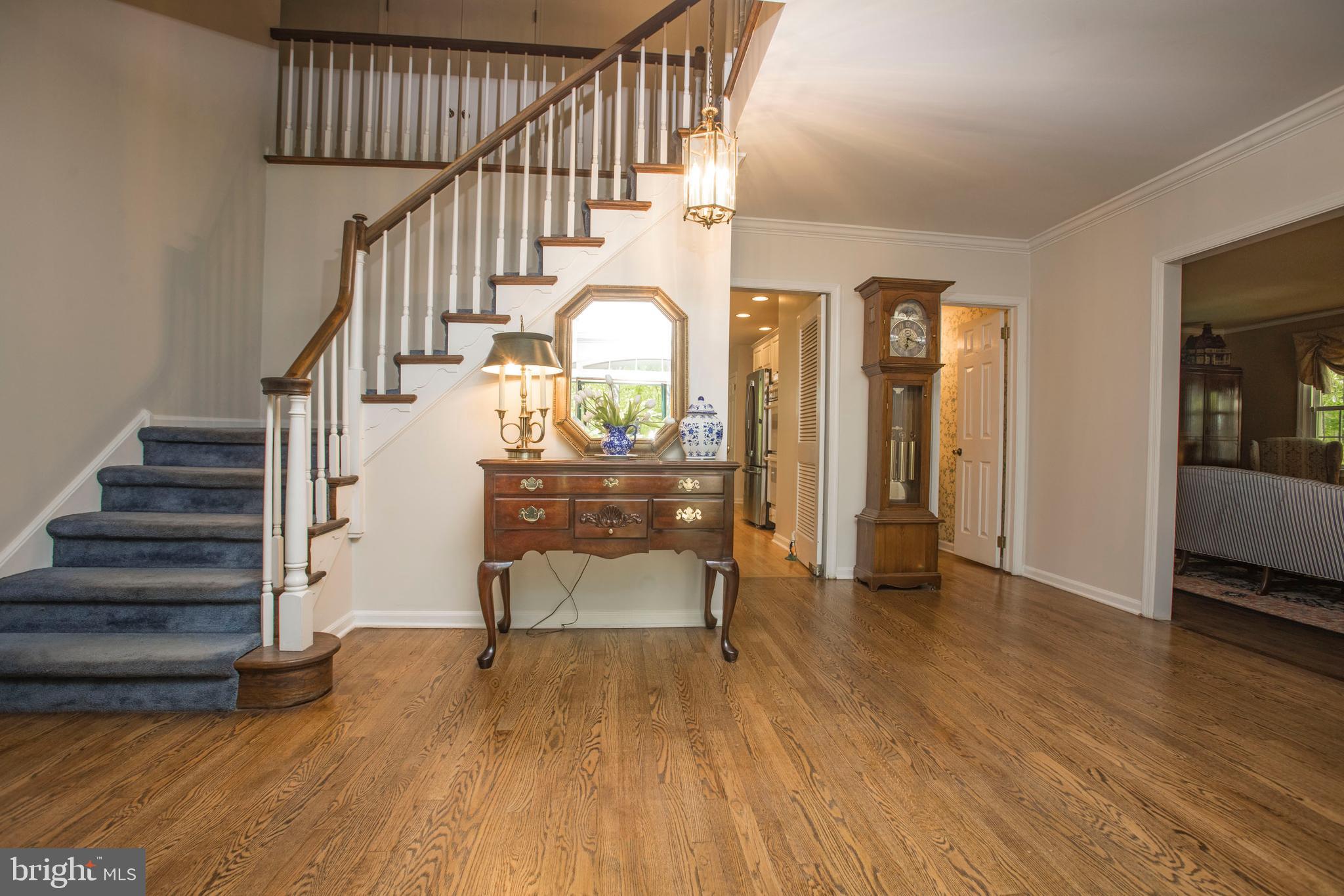 6 James Thomas Road Malvern, PA 19355 - Photo 14 of 37 Large Foyer with Turned Staircase