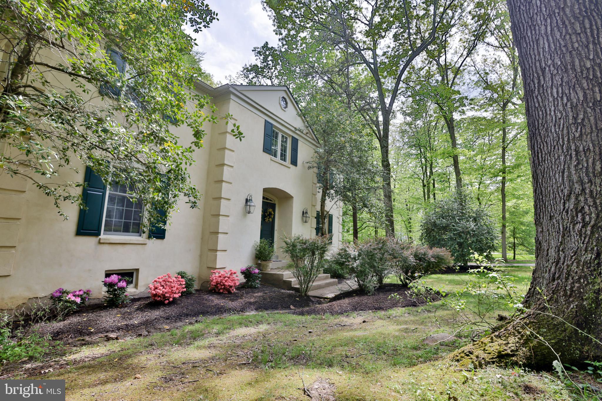 6 James Thomas Road Malvern, PA 19355 - Photo 3 of 37 Landscaped with Mature Trees and flowers