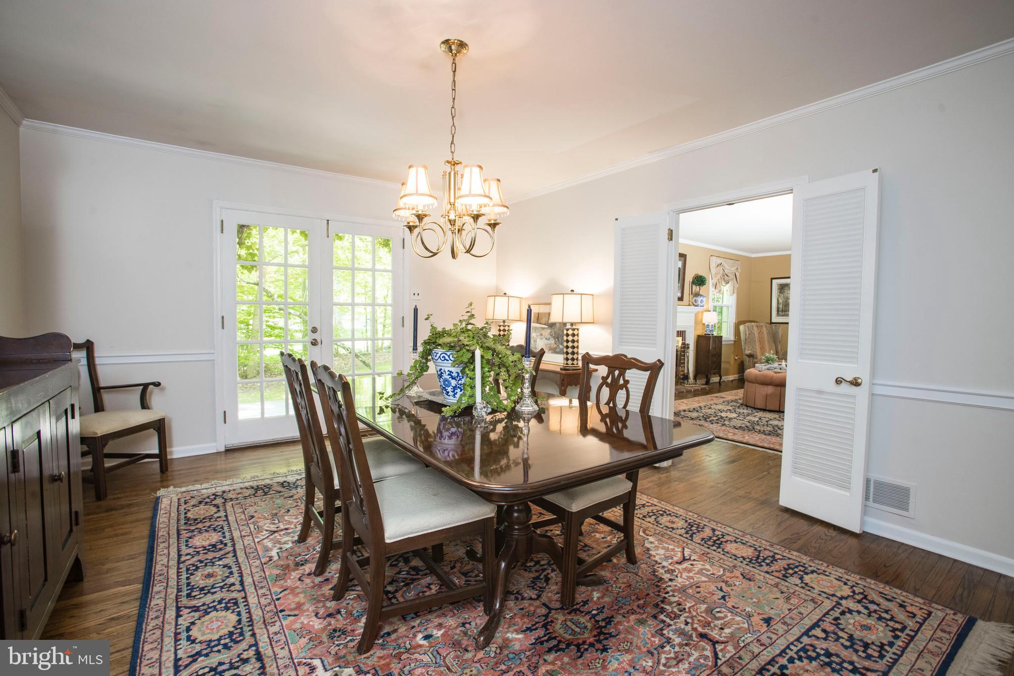 6 James Thomas Road Malvern, PA 19355 - Photo 24 of 37 Dining Room with French Doors