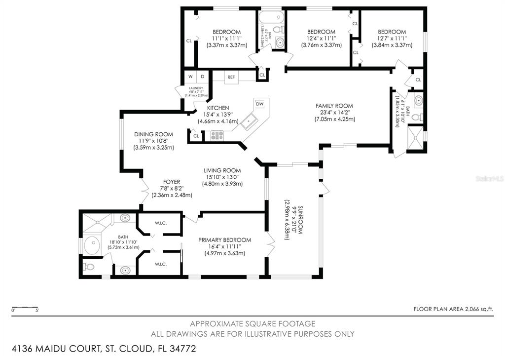 4136 Maidu Court St. Cloud, FL 34772 - Photo 40 of 40 a black and white photo of a picture