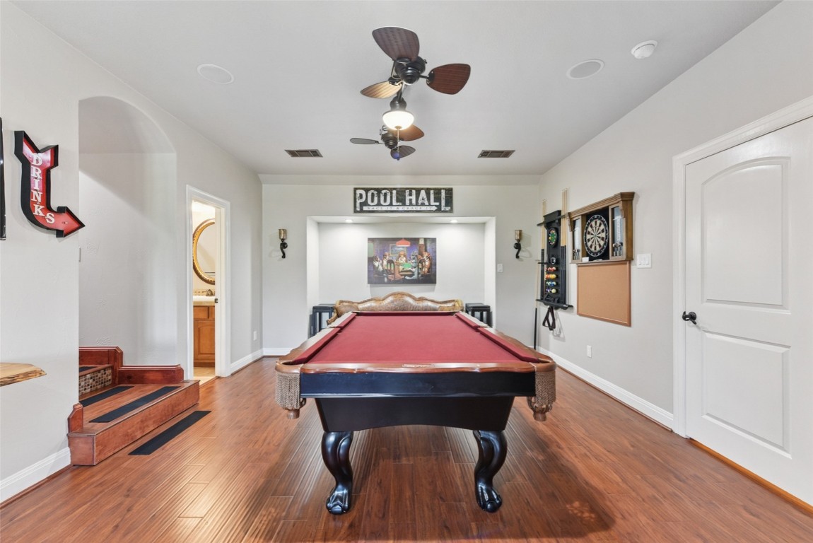 122 Silverstone Drive Georgetown, TX 78633 - Photo 35 of 40 a dining room with furniture and wooden floor