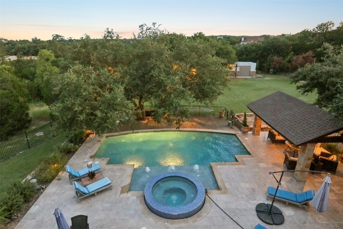 122 Silverstone Drive Georgetown, TX 78633 - Photo 5 of 40 an aerial view of a house with garden space and lake view