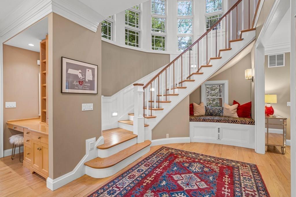 150 Wellesley Street Weston, MA 02493 - Photo 15 of 31 a view of entryway and hall with wooden floor