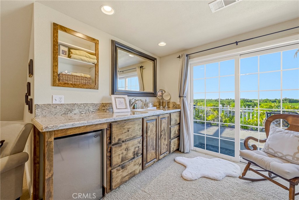 11126 Livingston Cressey Road Livingston, CA 95334 - Photo 48 of 75 Main bonus room sink & fridge and views of farmland