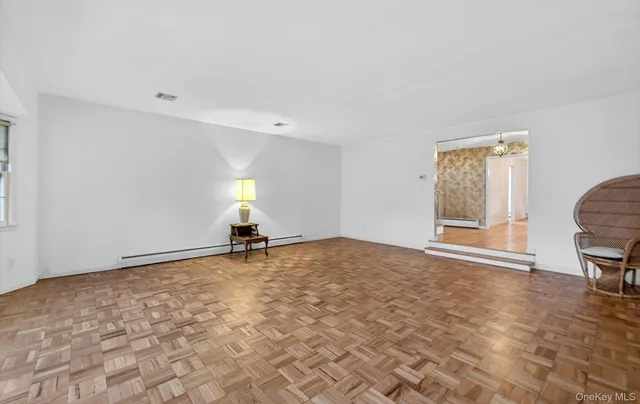 a view of livingroom with furniture and wooden floor