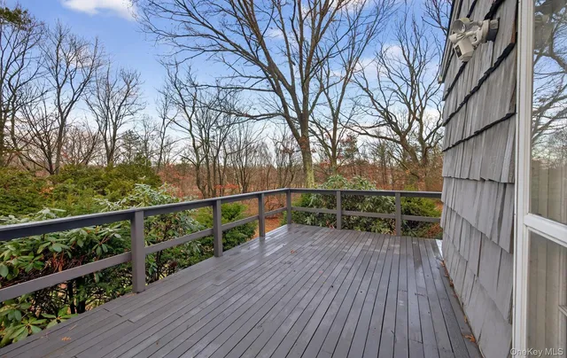a view of a tree in a yard