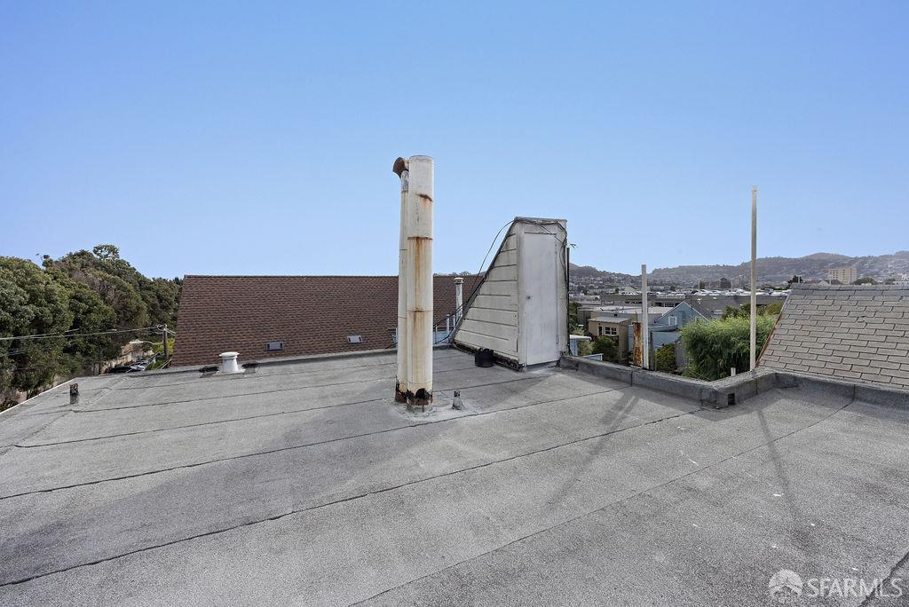 2401 23rd Street San Francisco, CA 94110 - Photo 72 of 76 a view of a terrace with a bench