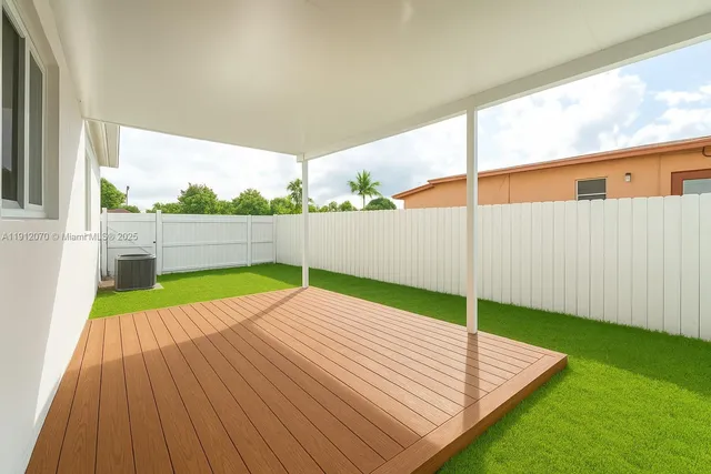 a view of outdoor space with seating