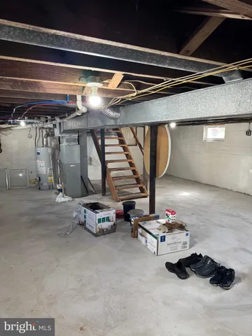 a view of water heater room