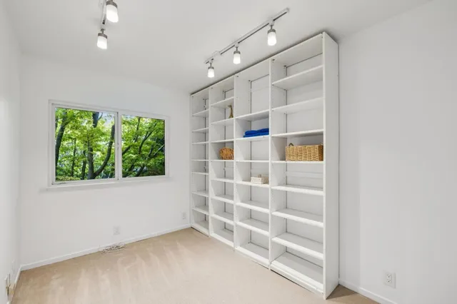 a close view of shower in a bathroom