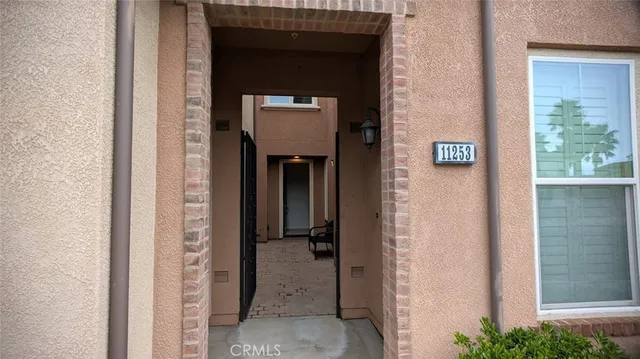 a view of a entryway door of the house