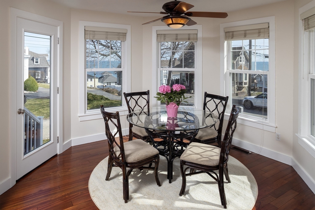 9 Meade Avenue, Unit 1 Hull, MA 02045 - Photo 11 of 34 a view of a dining room with furniture window and wooden floor