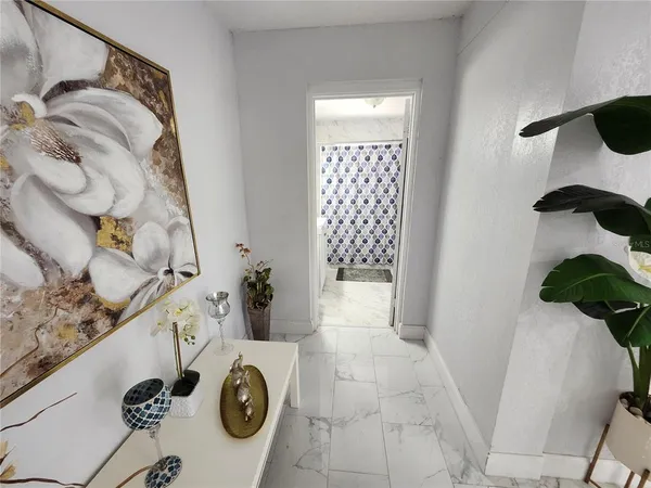 a view of entryway and hall