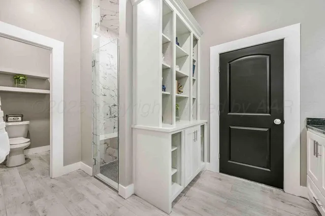 a view of beach and an ocean