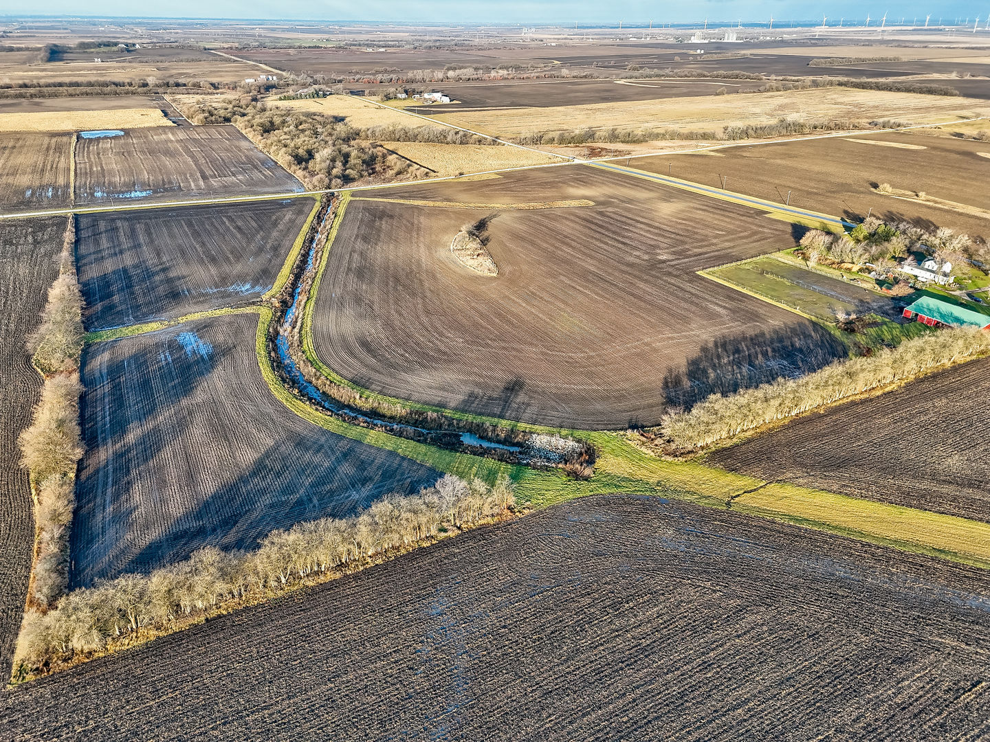 a view of a swimming pool with a yard