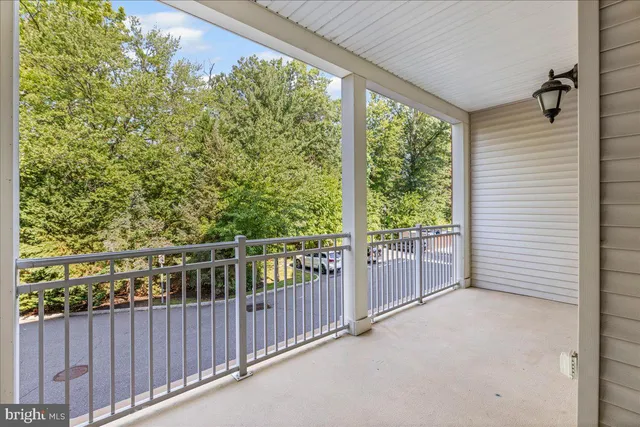 a view of a balcony